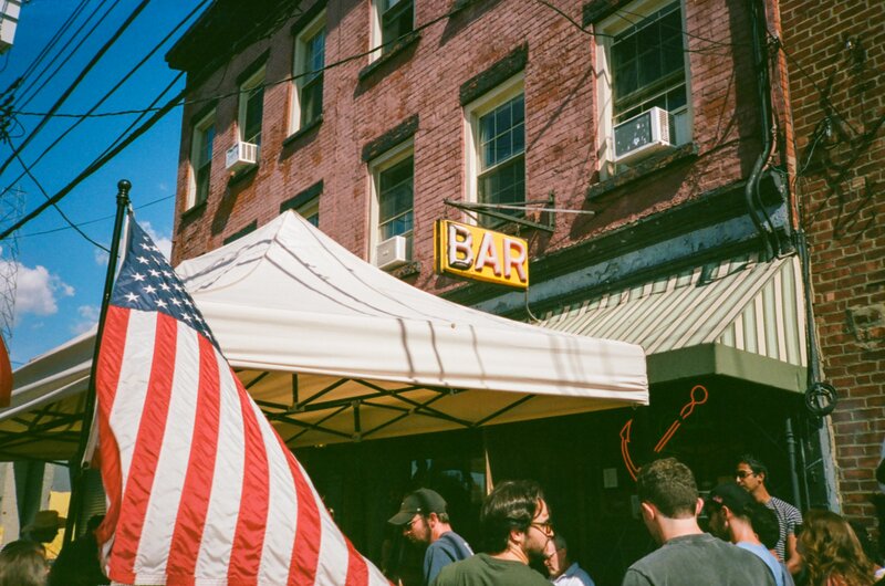 A bar in Red Hook, Brooklyn, NY.